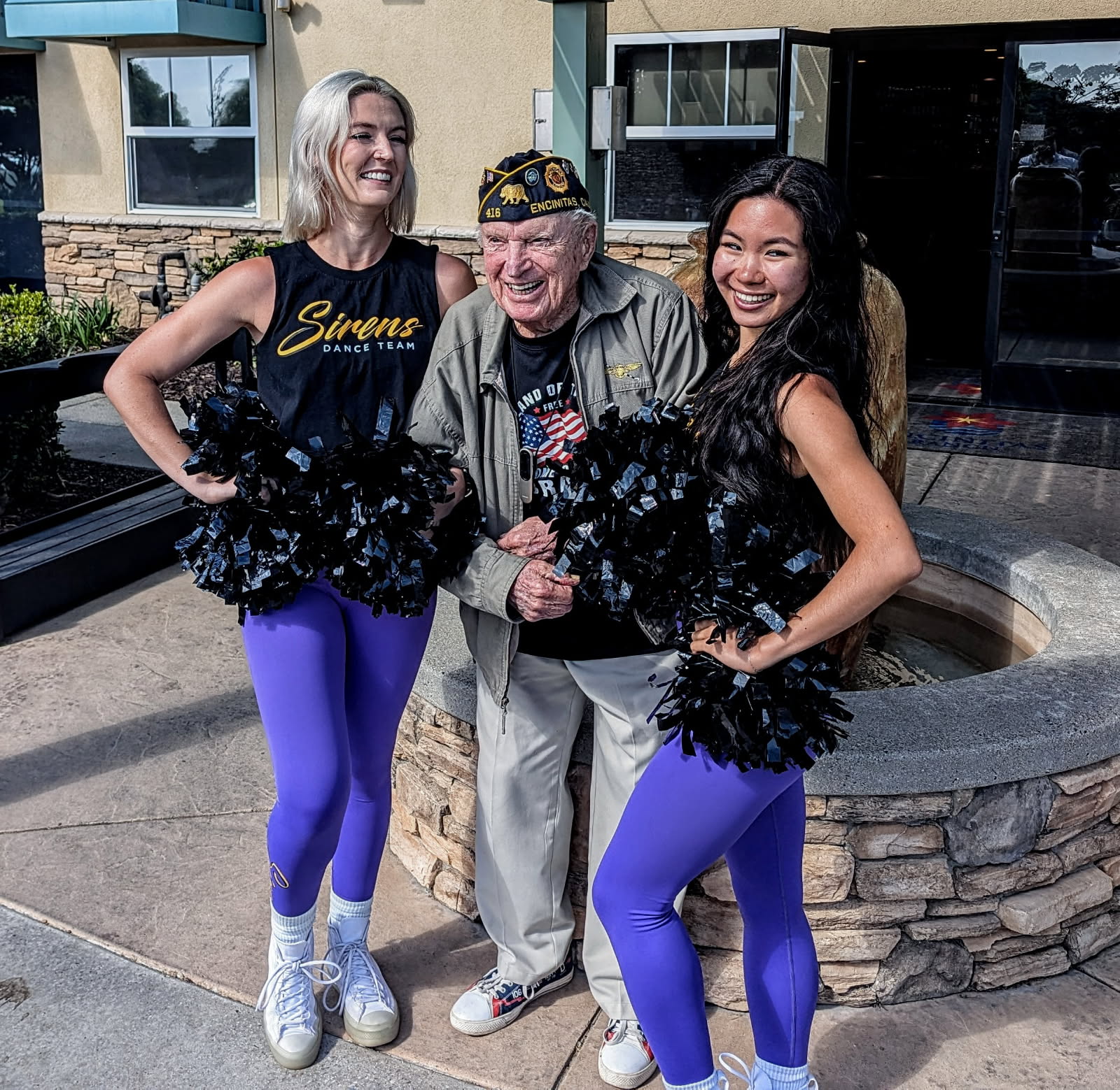 Captain Williams at a community event